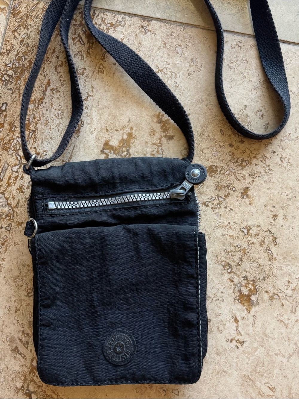 KIPLING Black Crossbody Messenger Bag